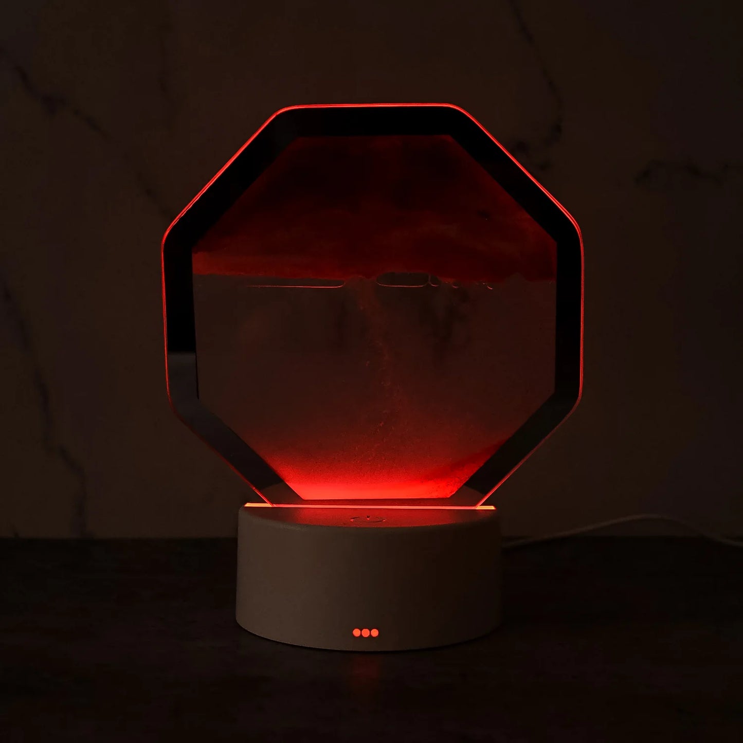 LED Moving Sand Art Table Lamp (1 Set)