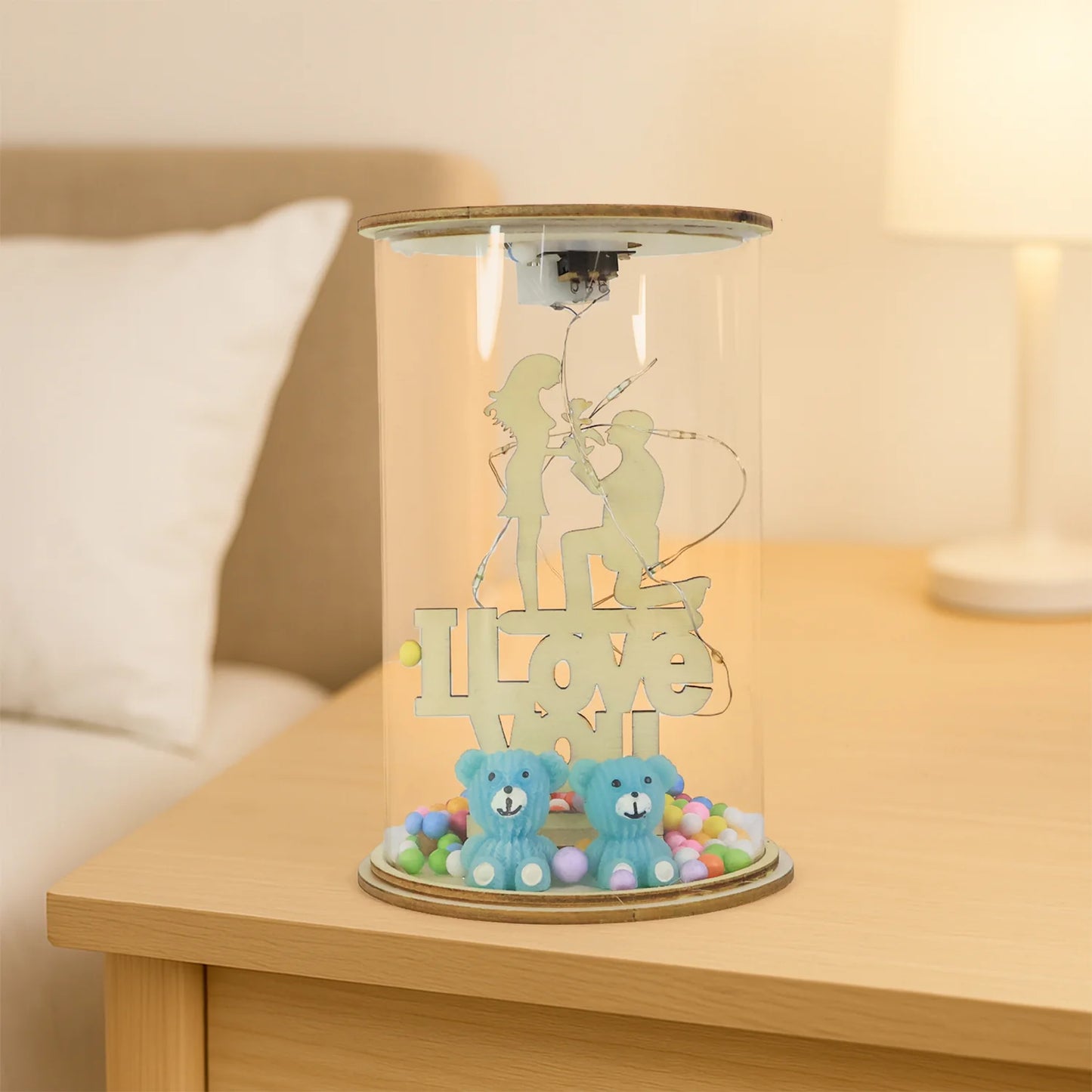 Love You LED Decorative Light Showpiece (1 Pc)